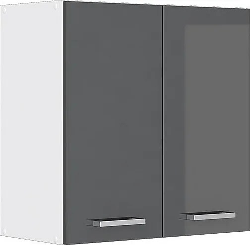 Szafka ścienna antracyt wysoki połysk 60x31x60 r-line