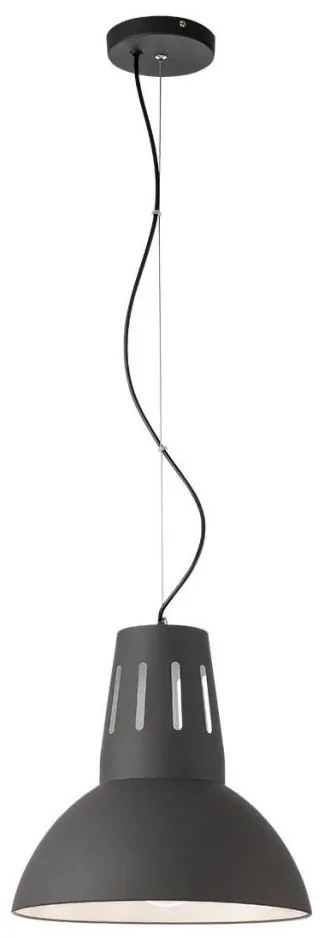 Redo 01-1281 - Lampa wisząca na linku PEEP 1xE27/42W/230V średnica 34,5 cm czarna