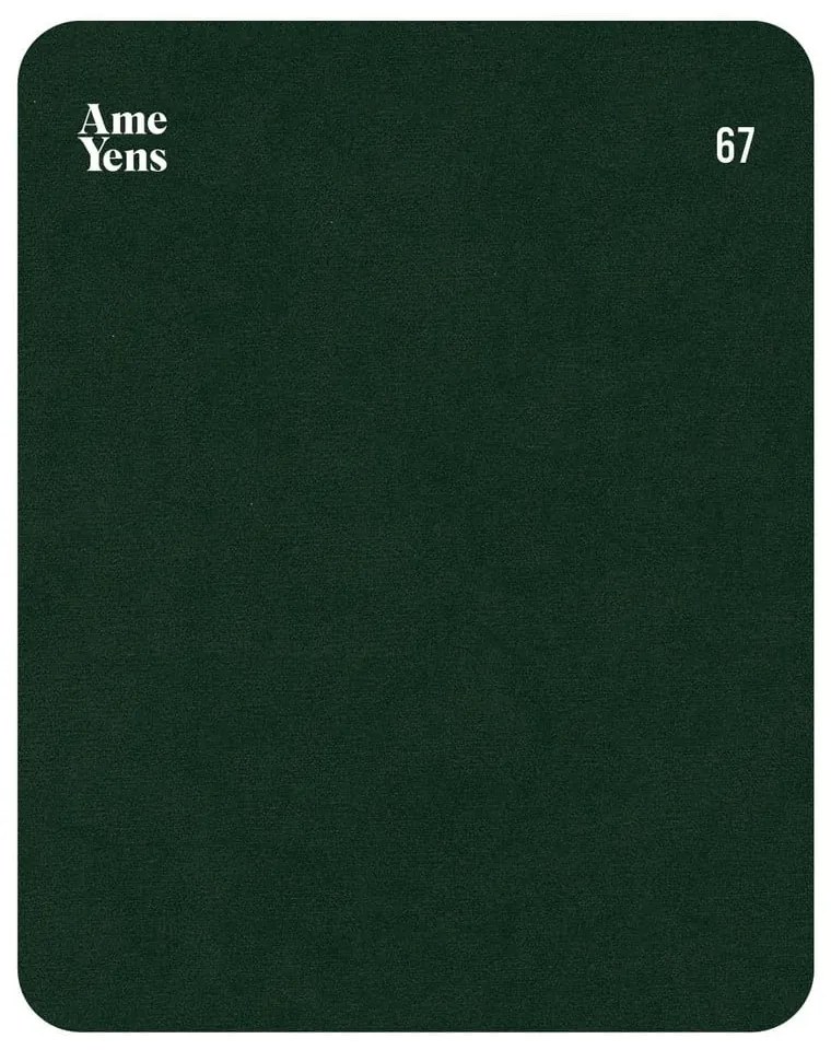 Ciemnozielona aksamitna sofa 200 cm Karoto – Ame Yens