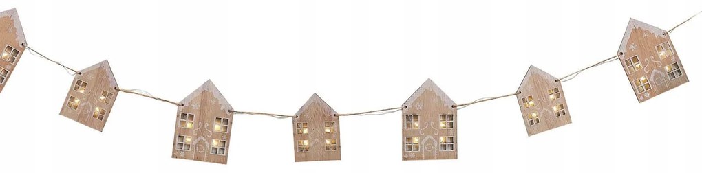 Świąteczna girlanda LED WINTER VILLAGE, 2 m