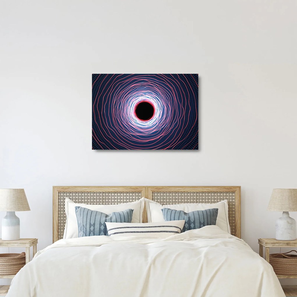 Obraz na szkle abstrakcji koła (70x50 cm)