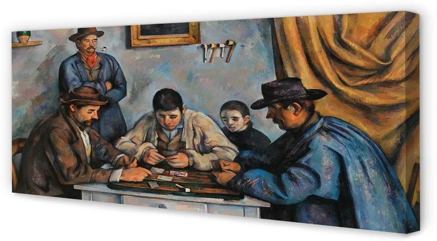 Fotoobraz na płótnie Gracze w karty - Paul Cézanne