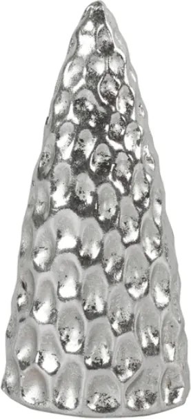Dekoracja świąteczna choinka SILVER LIGHTS 12 cm, srebrny