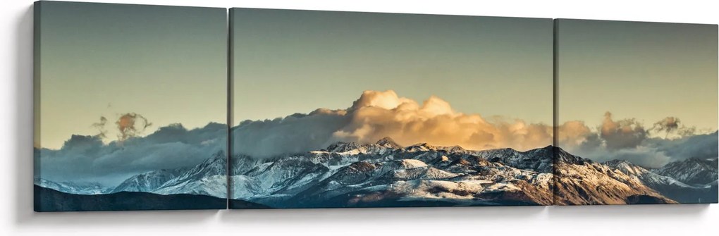 Obraz - szczyty górskie (170x50 cm)