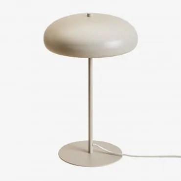 Lampa Stołowa Metalowa Hilma Kremowa Tapioca - Sklum