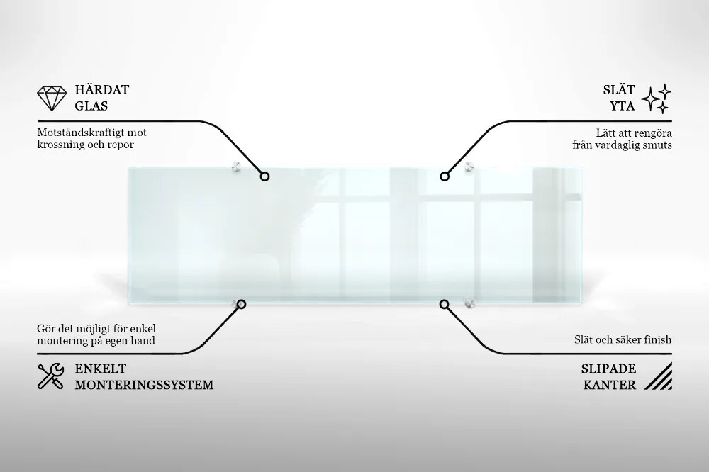 Panel kuchenny transparentny
