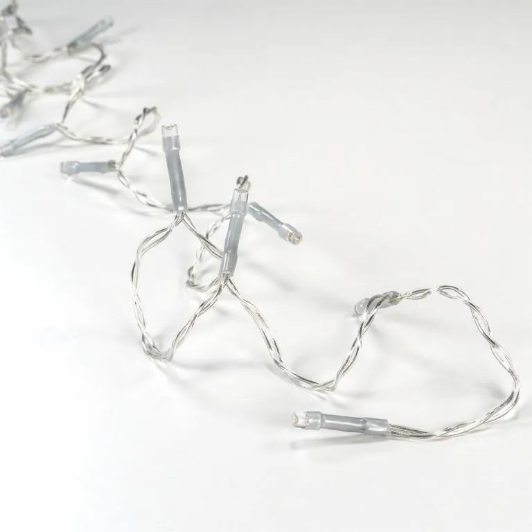 Świąteczny LED łańcuch - 10 m, 100 diod, ciepła biel