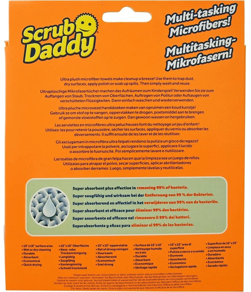 Scrub Daddy Ściereczki z mikrowłókna 2 szt.