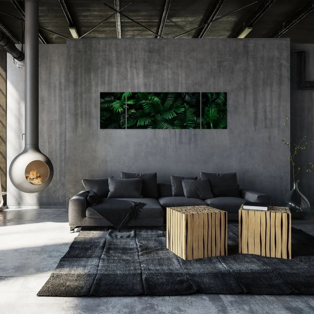 Obraz - Paprocie tropikalne (170x50 cm)