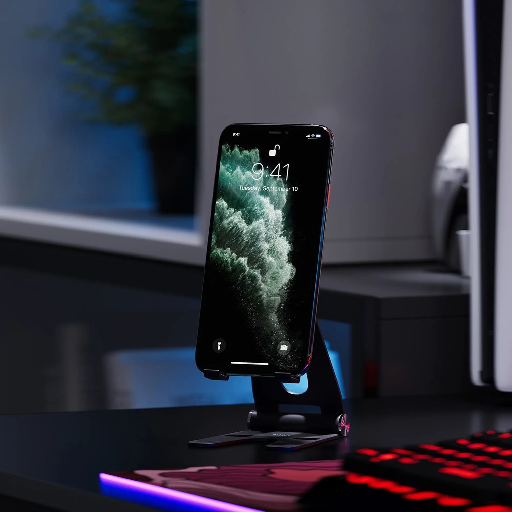 Aluminiowy stojak na telefon na biurko, podstawka pod tablet Diablo X-Dock