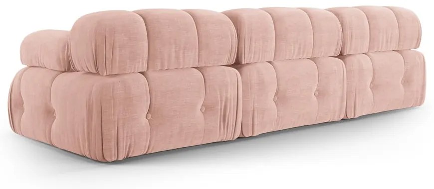 Jasnoróżowa sofa 288 cm Ferento – Cosmopolitan Design