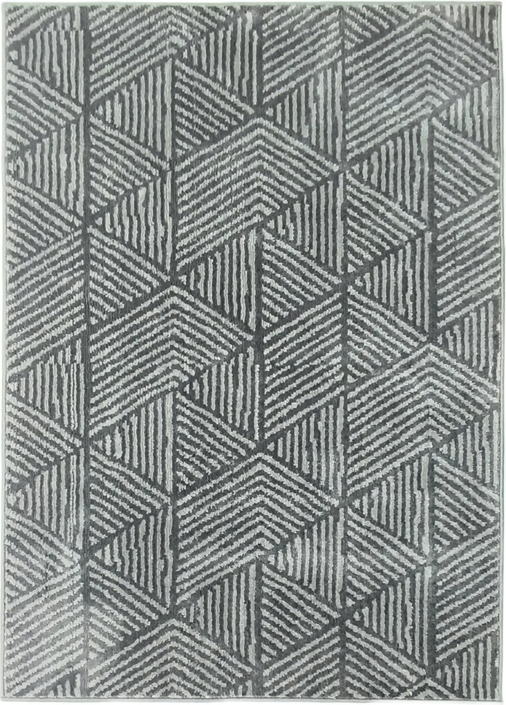 HOMCOM Dywan do salonu w nowoczesnym stylu, zmywalny dywan 150 x 80 cm Ciemnoszary