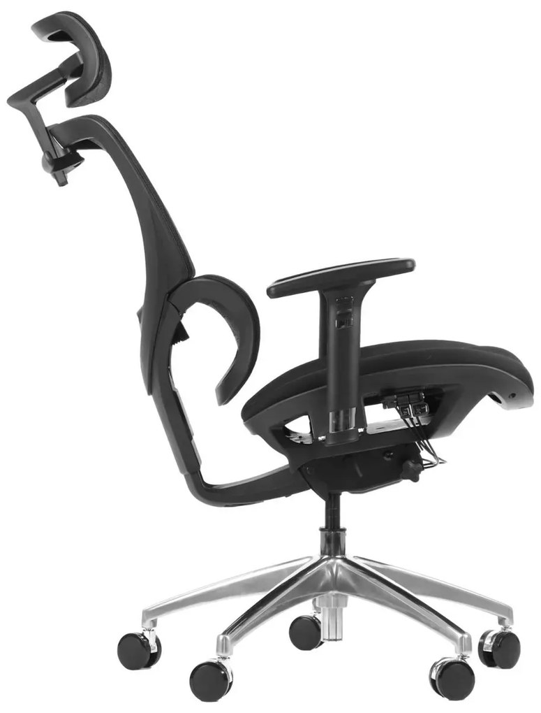 Fotel biurowy ERGONEW S1A czarny tkanina STEMA