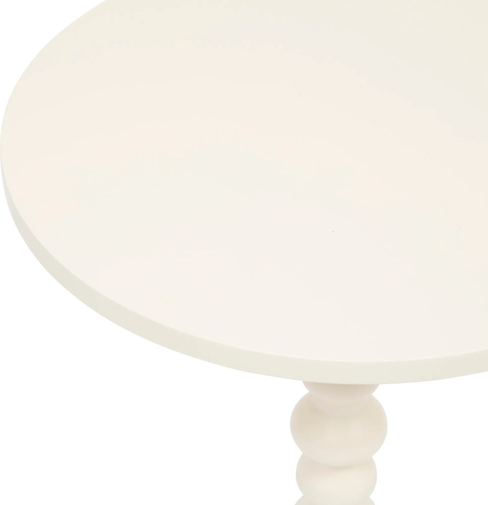 Stolik kawowy ALIX na ozdobnej nodze, Ø 38 cm