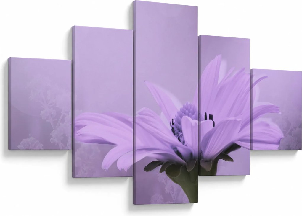 Obraz - Fioletowy kwiat (125x70 cm)