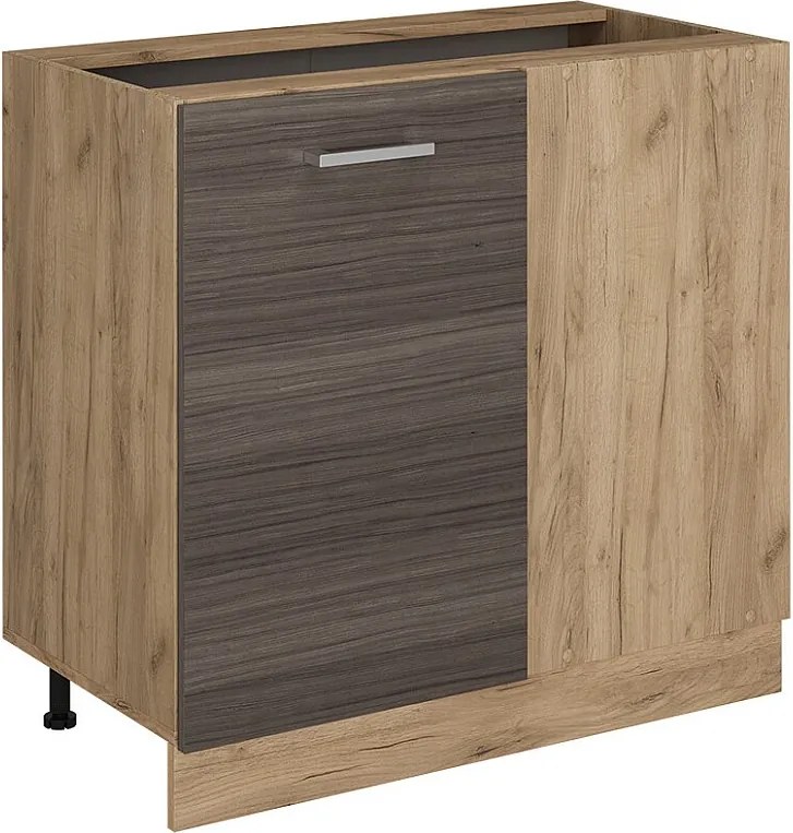 Szafka narożna szlachetna szarość 86x46x81.6 r-line