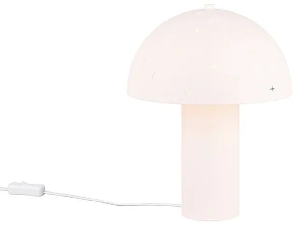 Biała lampa stołowa (wys. 32,5 cm) Seta – Trio