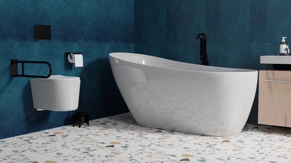 Uchwyt półokrągły uchylny czarny