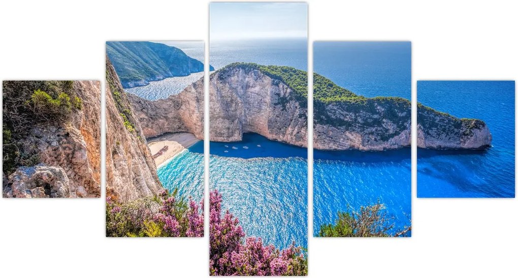 Obraz - Plaża Navagio, Grecja (125x70 cm)