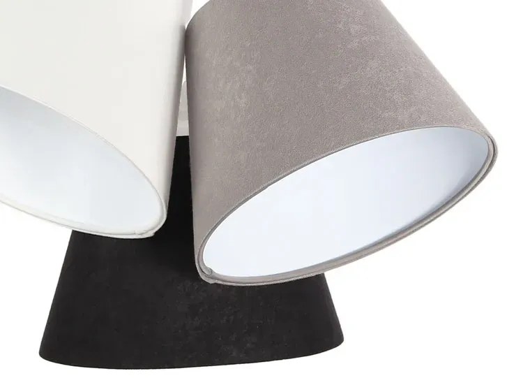 Trójkolorowa lampa wisząca z białym wnętrzem D9-H76