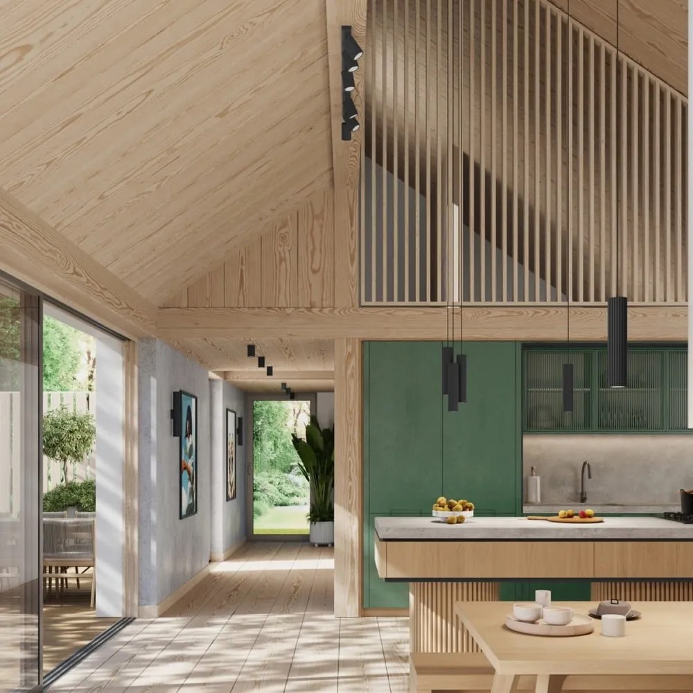 Czarna lampa punktowa 6,5x117 cm Gleam – Sollux