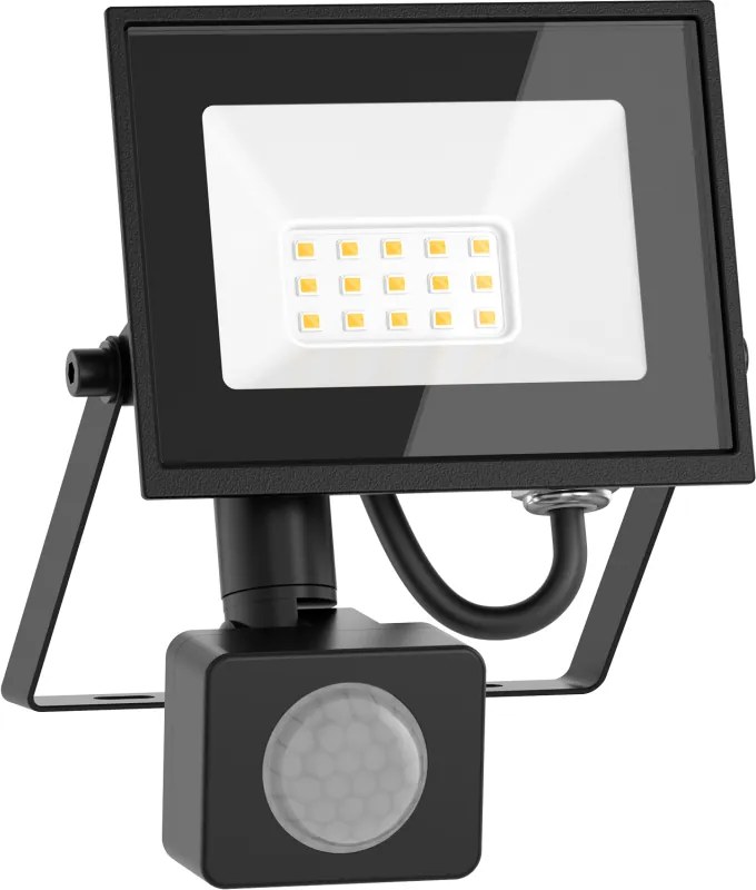 Mexen Luxpro naświetlacz LED z czujnikiem ruchu, 10W, Neutralna - 4000K, 900 lm, czarny - L235-010-40-70