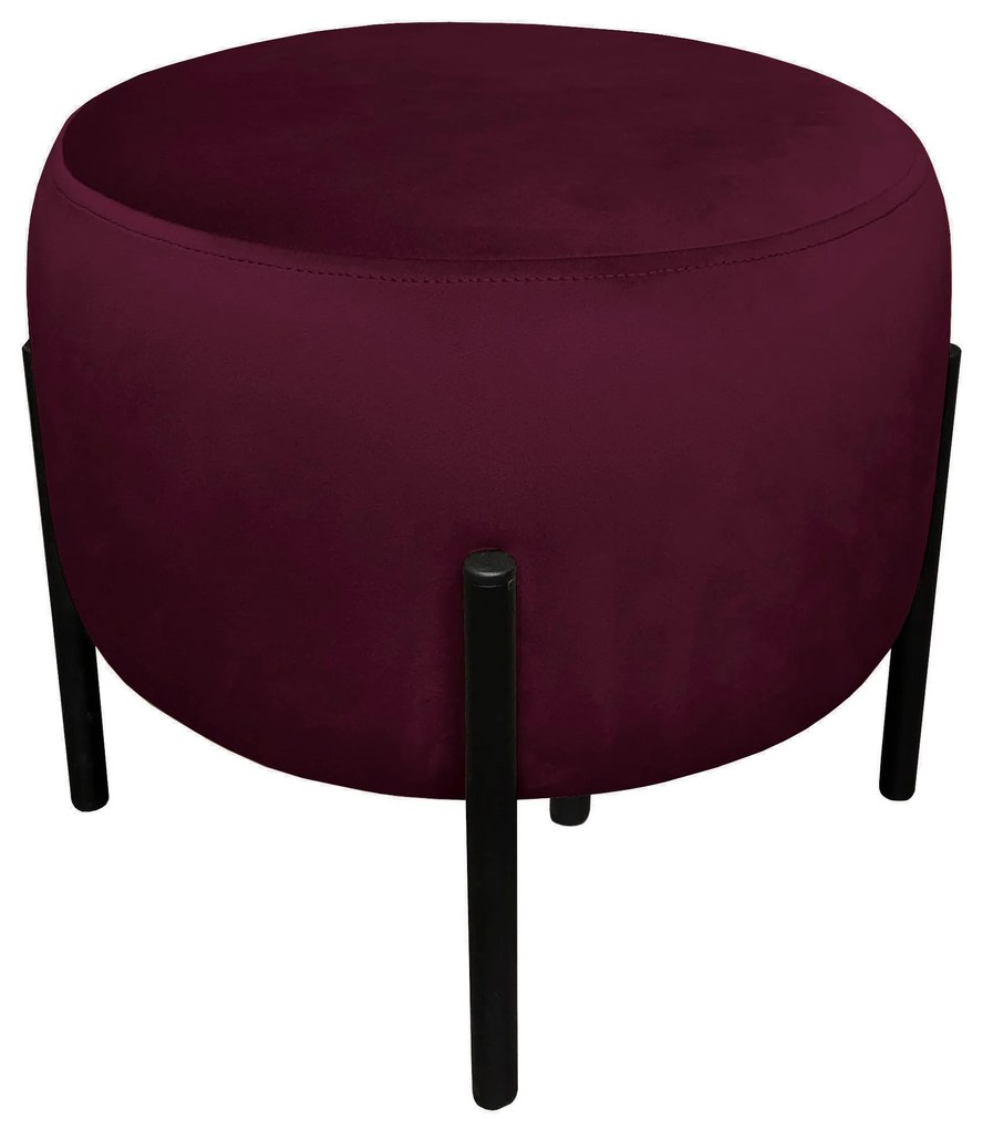 Pufa OLA LOFT ławka podnóżek metal MG02