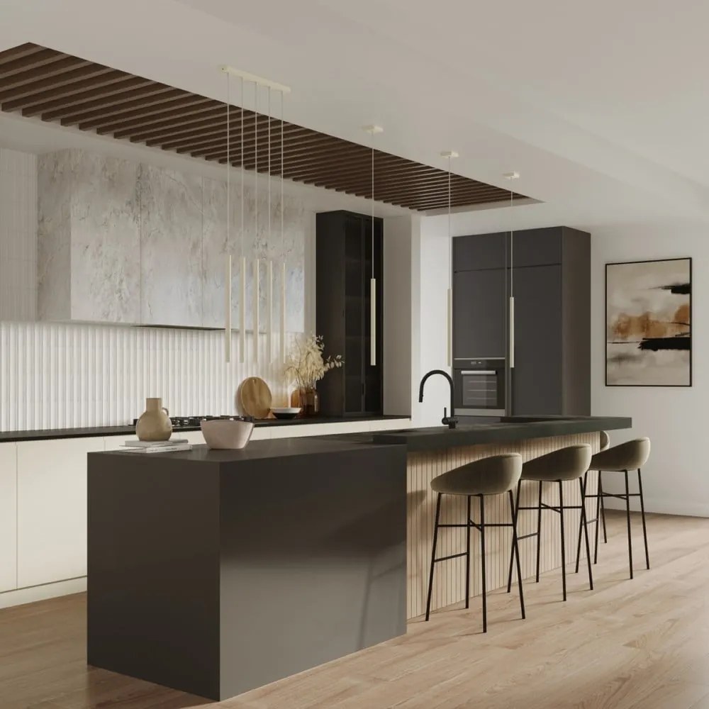 Kremowa lampa wisząca Fideus – Sollux