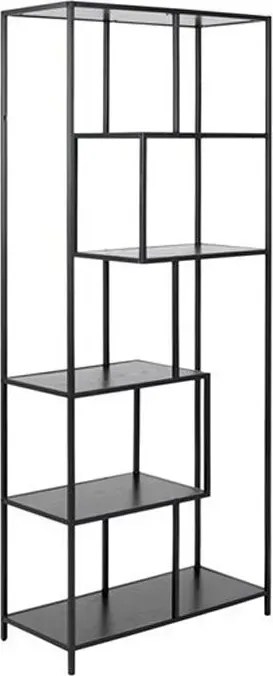 Regał do salonu w stylu loft Medox 3X - jesion
