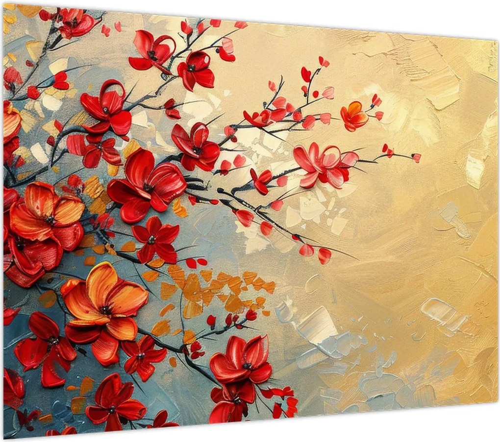 Obraz - Kwitnące drzewo (70x50 cm)