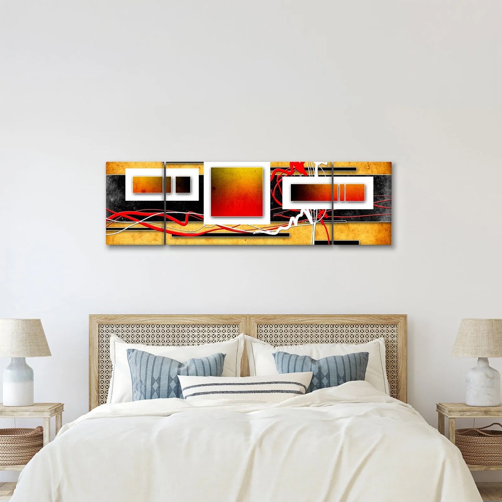 Obraz - Abstrakcja (170x50 cm)