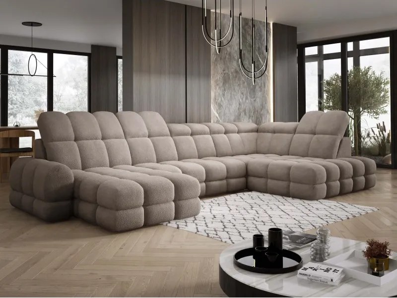 Narożnik TOLLO XL Prawostronny Elektryczna regulacja Tkanina ANTHOLOGY 06 WERSAL