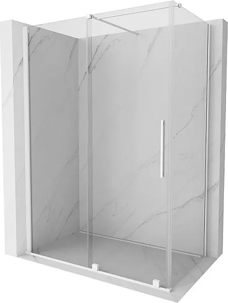 Mexen Velar kabina prysznicowa rozsuwana 150 x 85 cm, transparent, biała - 871-150-085-01-20