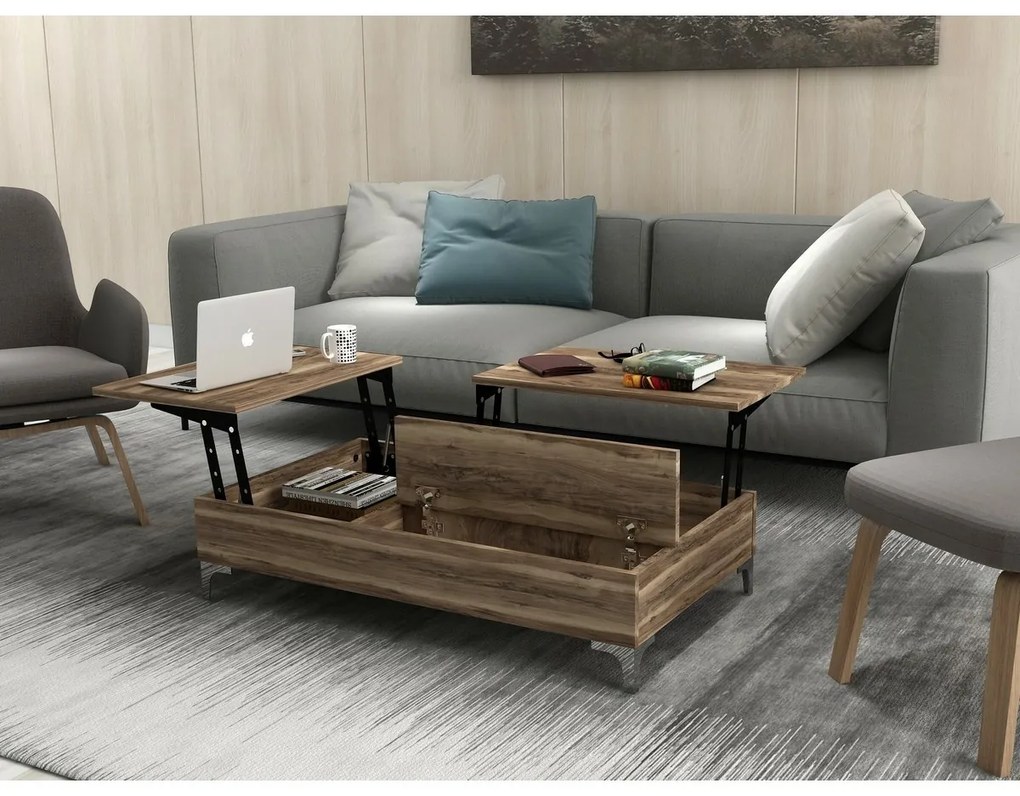 Stolik konferencyjny Esinti Walnut
