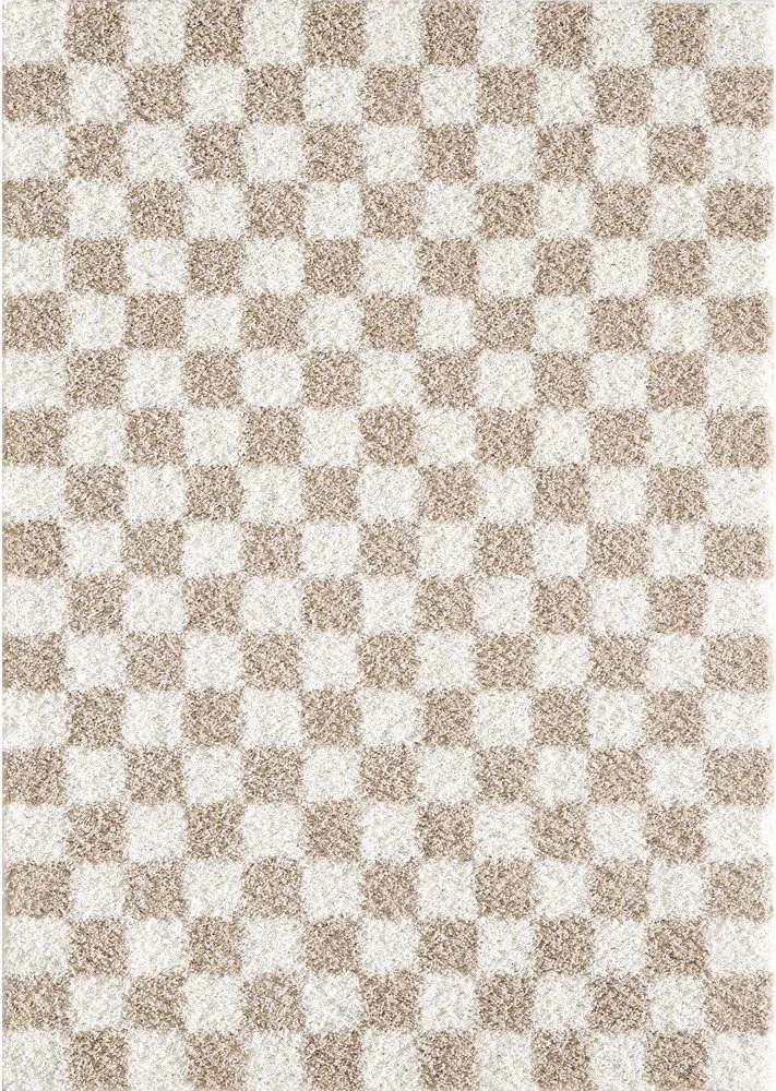 Beżowy/kremowy dywan 160x230 cm Grida – ESTE