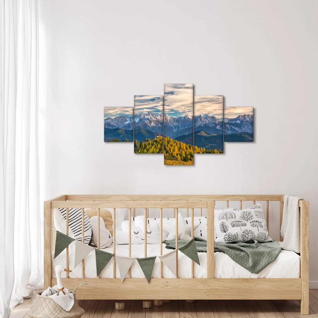 Obraz - panorama górska (125x70 cm)