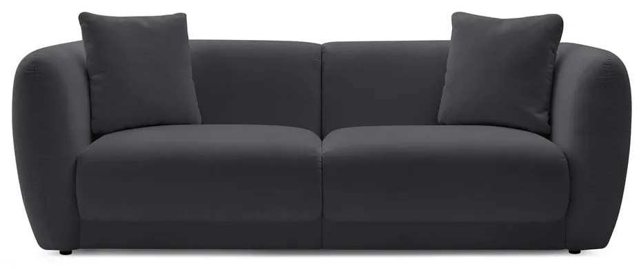 Ciemnoszara sofa 230 cm Bourbon – Bobochic Paris