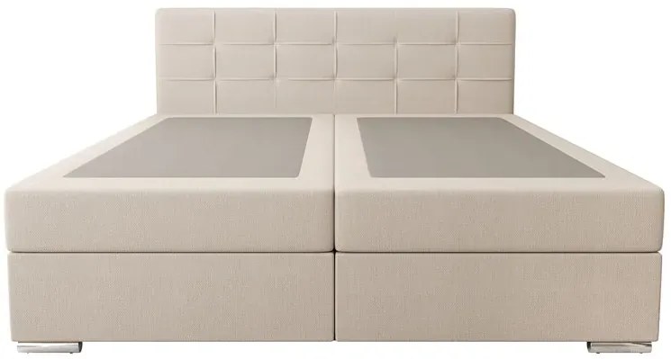 Dwuosobowe Łóżko Kontynentalne Z Pikowanym Zagłówkiem 160X200 G7-W23