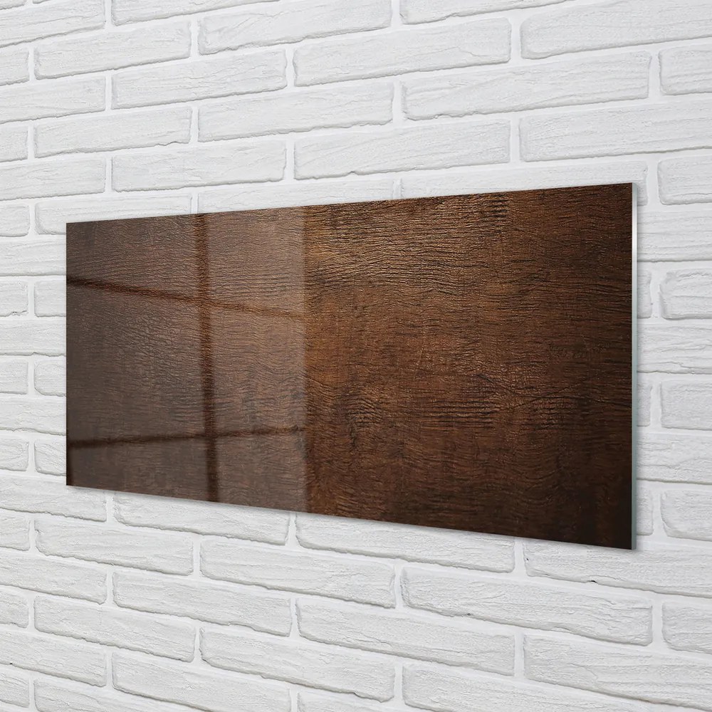 Szklany Panel Detal Drewnianej Struktury