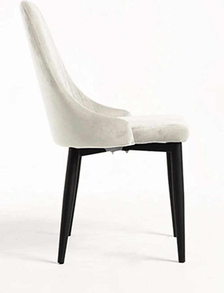 Zestaw 4 Krzese Kan Aksamitne