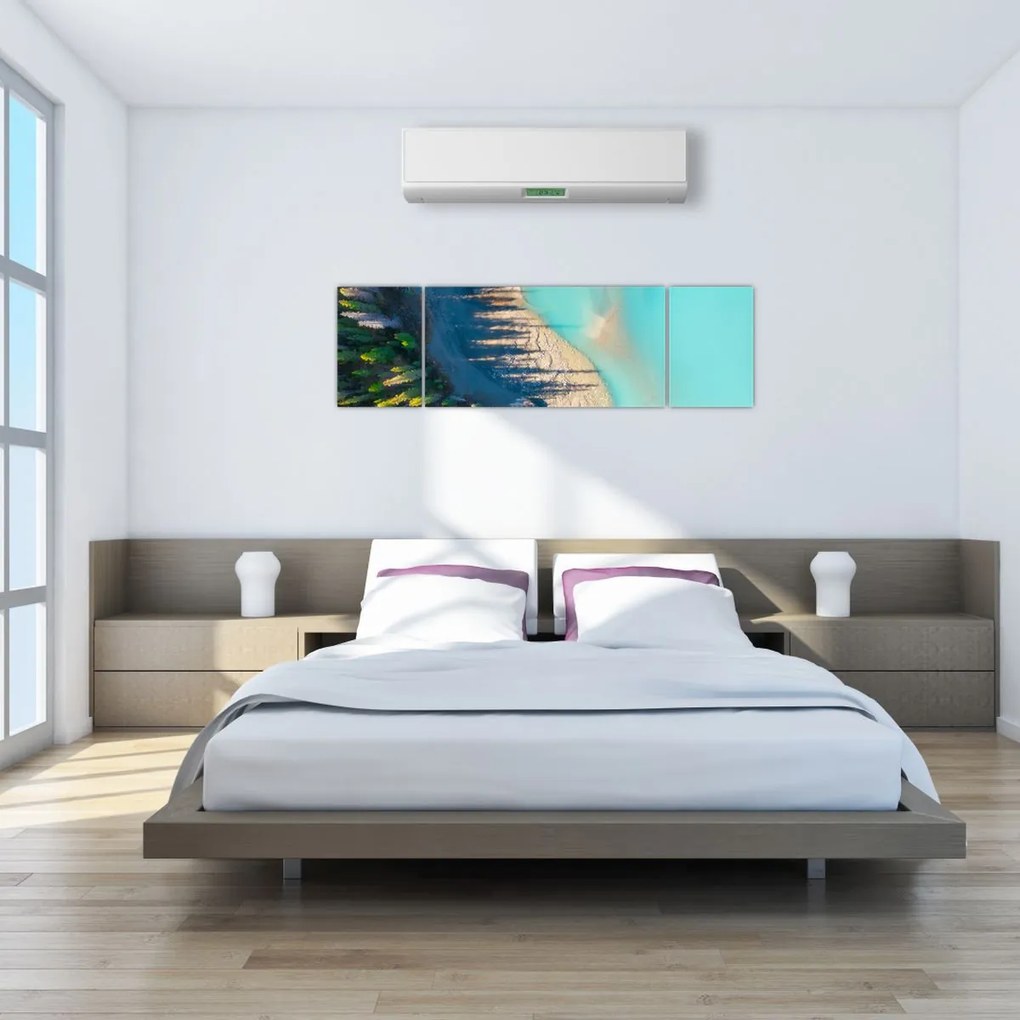 Obraz - Widok na jezioro (170x50 cm)