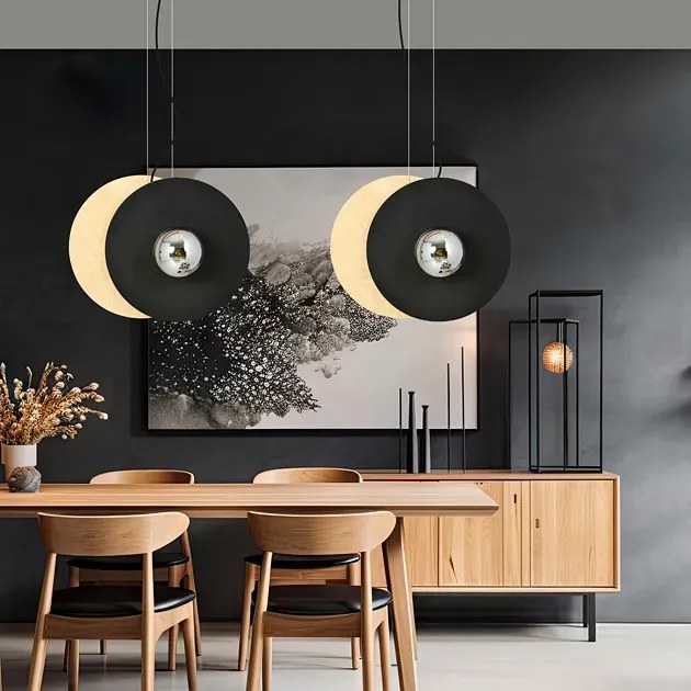 Industrialna podwójna lampa wisząca - D105 M0-L47