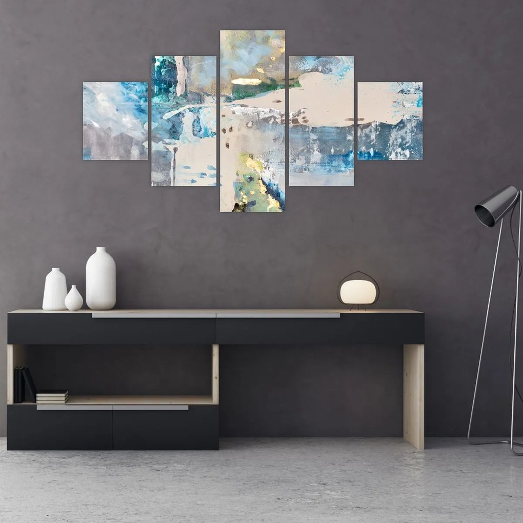 Obraz - Abstrakcja (125x70 cm)