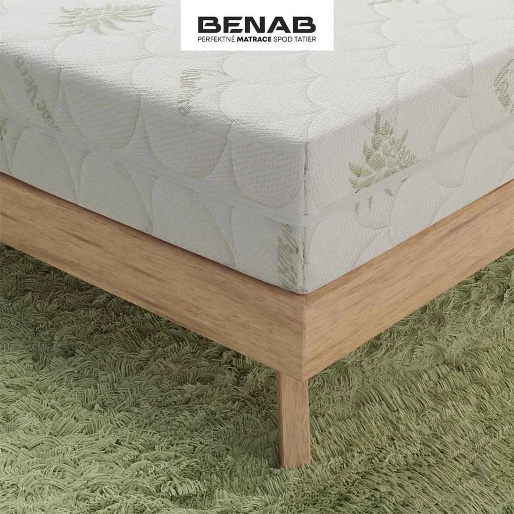 Twardy/średnio twardy dwustronny materac piankowy 80x200 cm BonHarmony HR BIO – BENAB