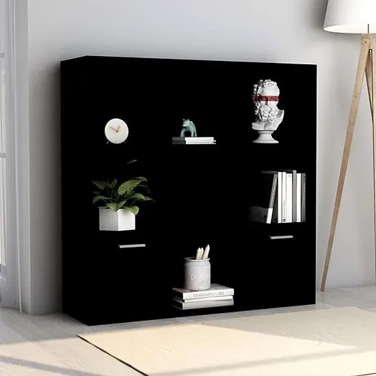 Czarny minimalistyczny regał - Nero 3X