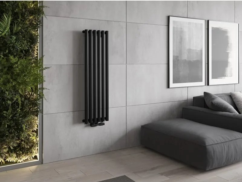 Mexen Nevada grzejnik dekoracyjny 1200 x 360 mm, 483 W, czarny - W201-1200-360-00-70