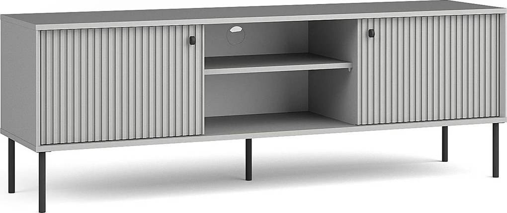Szafka RTV stojąca NIMB 156,2 cm do Salonu pod Telewizor - Szary
