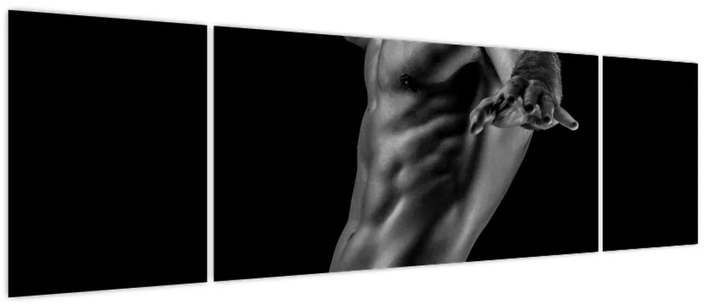 Obraz - Akt męski (170x50 cm)