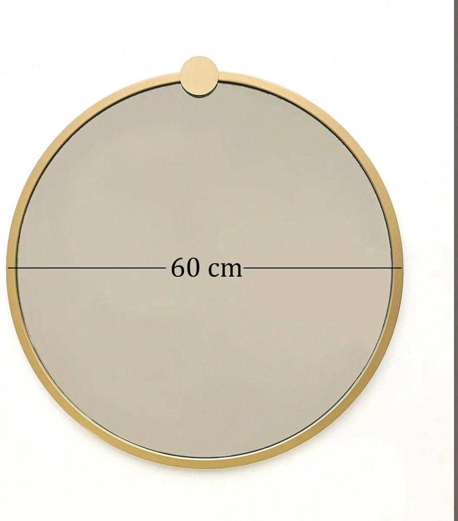 Lustro Gold Metal Ayna 60 cm