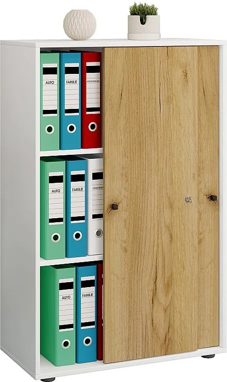 Drzwi przesuwne szafki biurowej Lona 3-krotnie